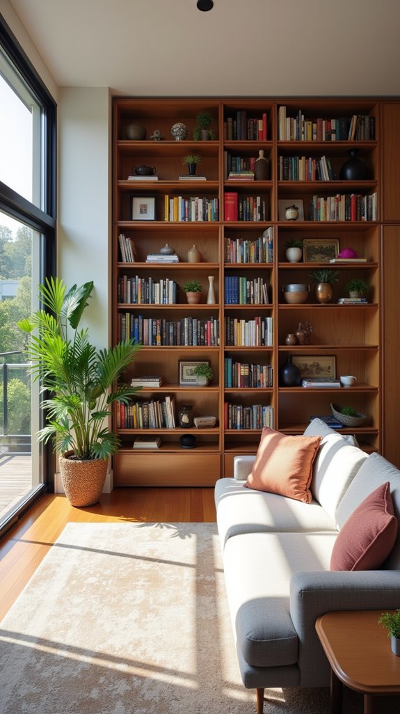 bookcases create stylish dividers