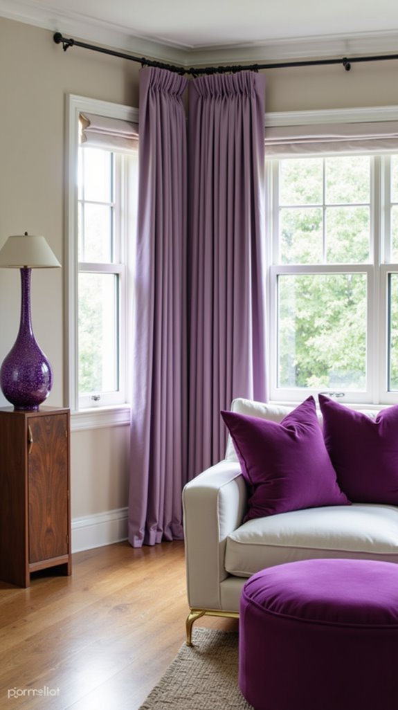 bright purple accessory inspiration