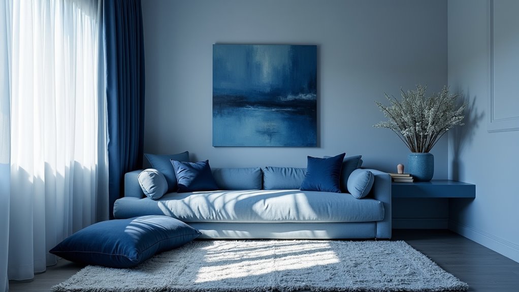 calming blue room inspiration