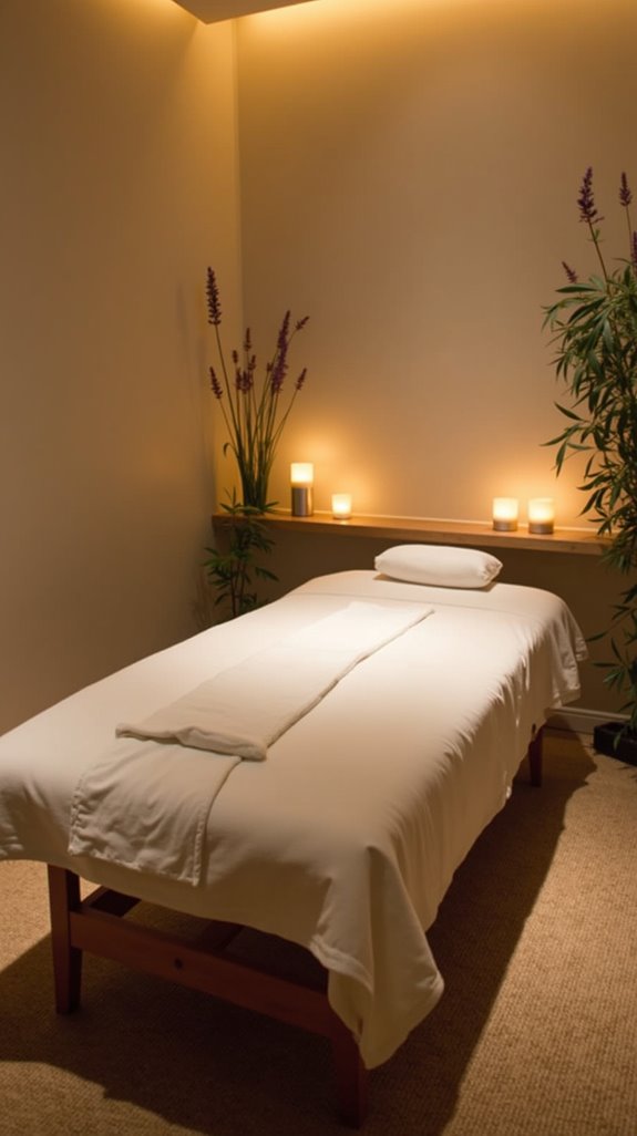 calming natural relaxation space