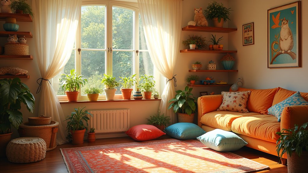 cat friendly room inspirations