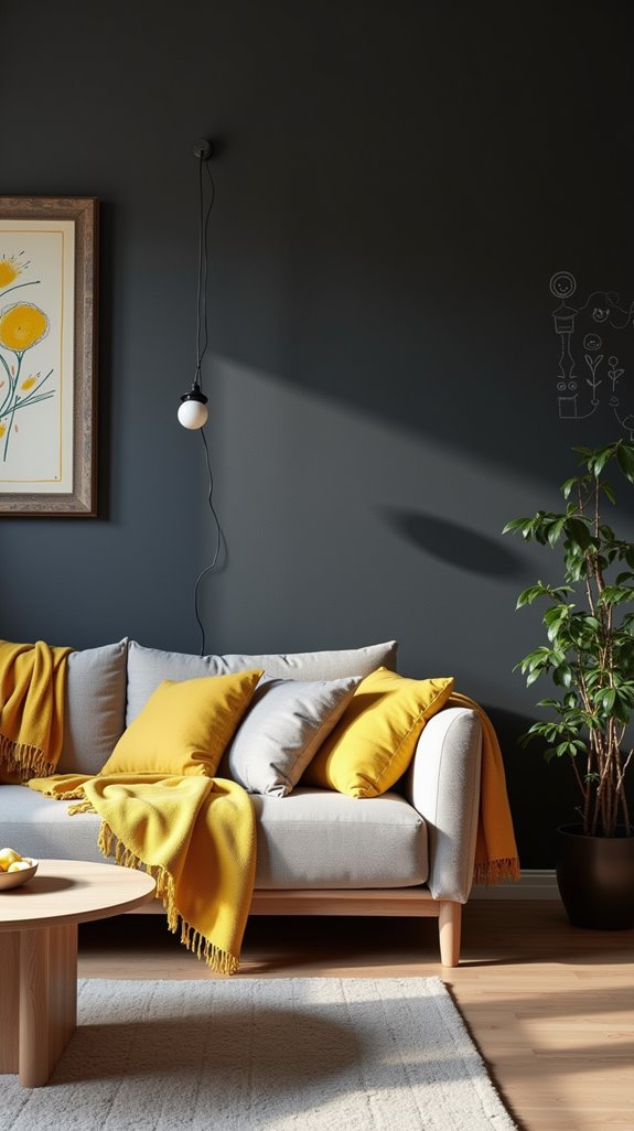 chalkboard paint enhances creativity