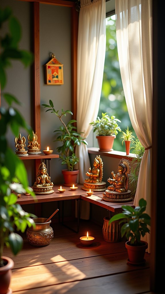 charming pooja corner balcony