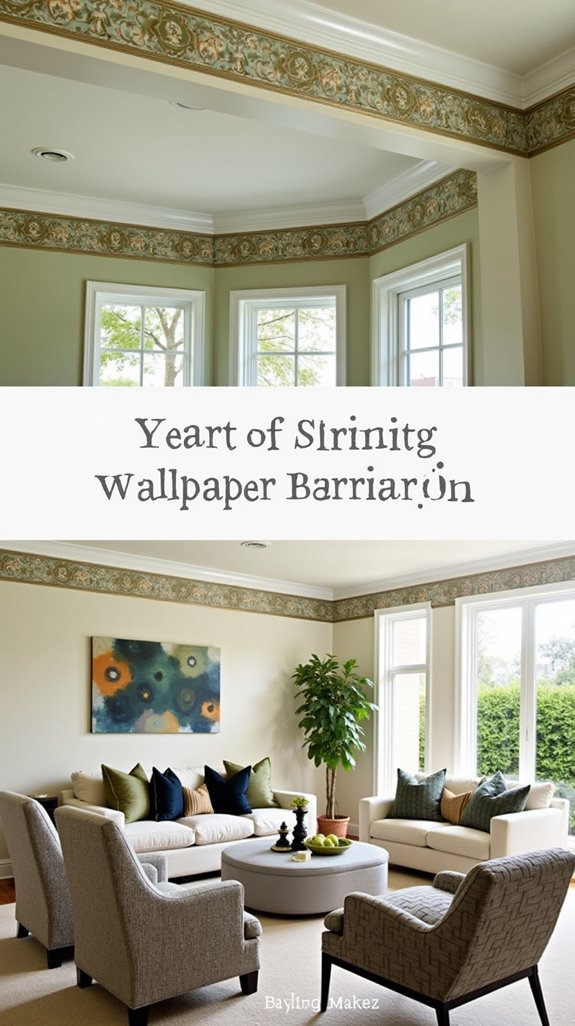 charming wallpaper border options