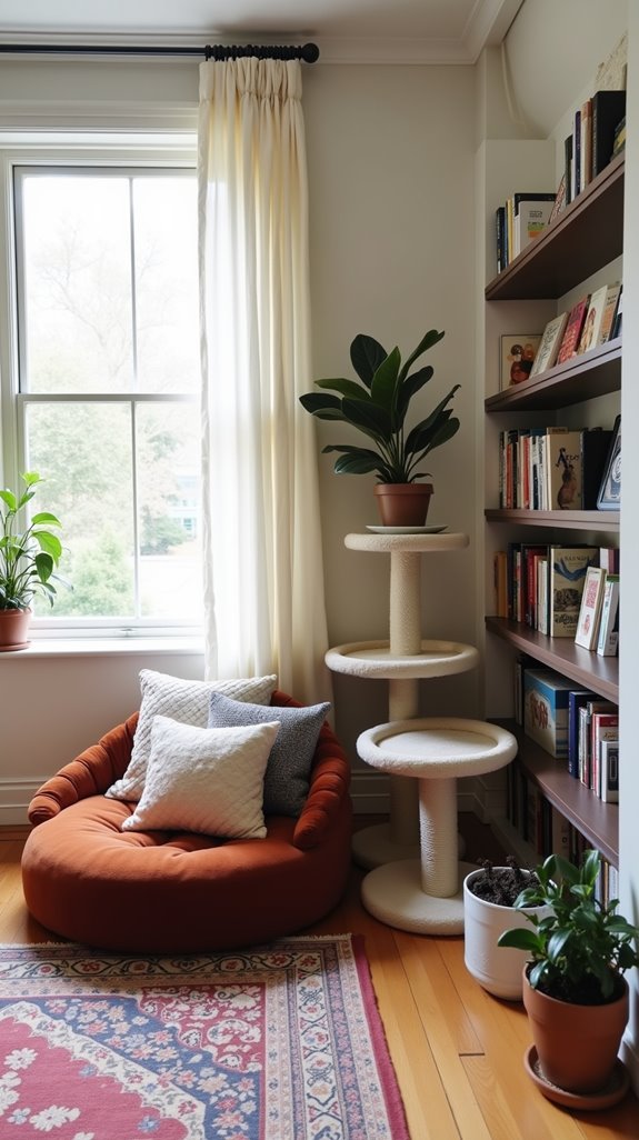 chic cozy pet corner