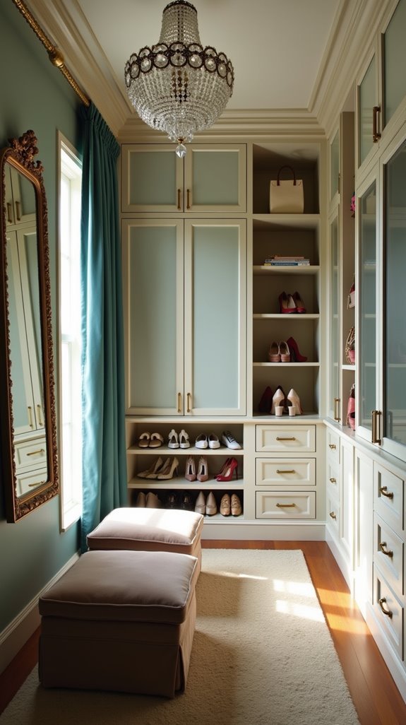 chic sanctuary walk in closet