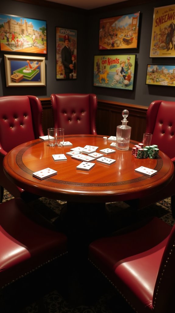 classic game room centerpiece