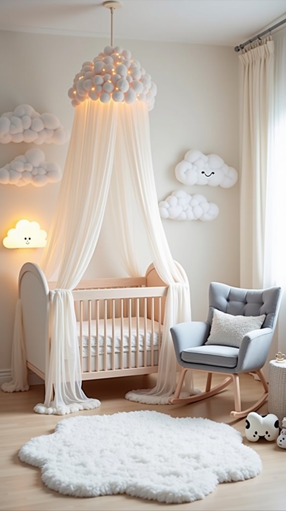 cloudy serene nursery oasis