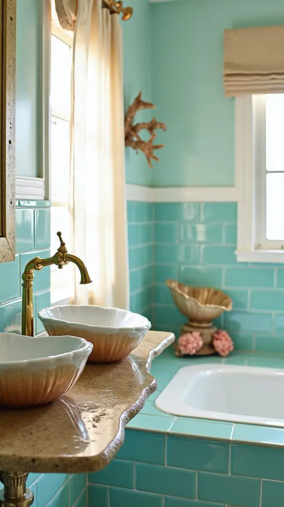 coastal charm bathroom fixtures