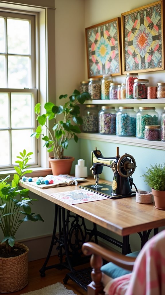 collaborative crafting creative space