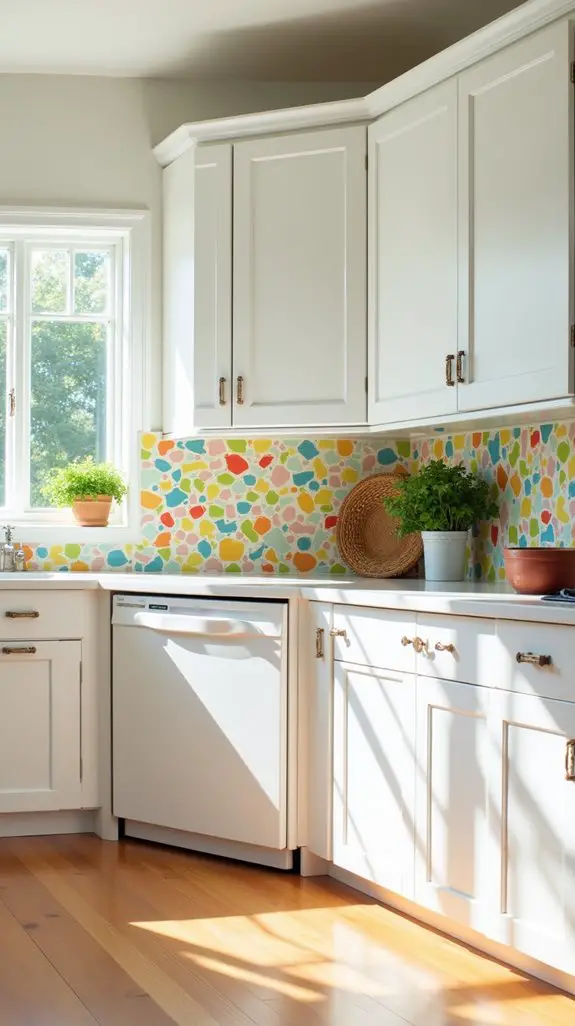 colorful kitchen backsplash options