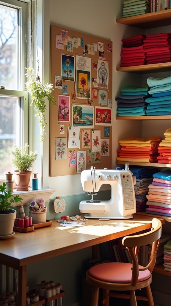 colorful sewing inspiration boards