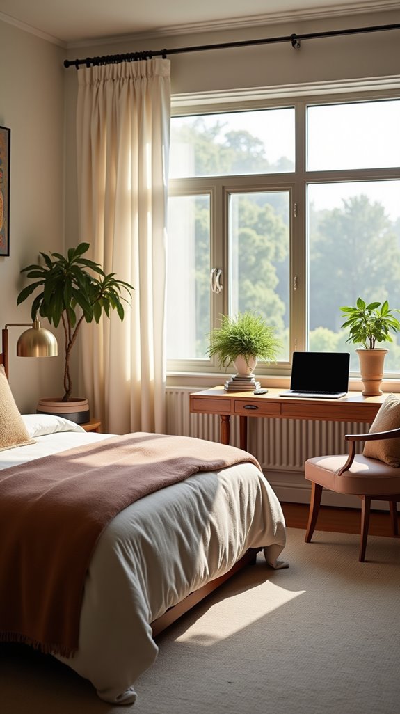 comfortable and productive workspace