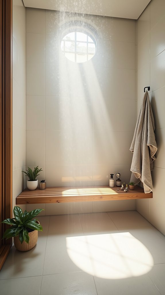 comfortable shower bench benefits