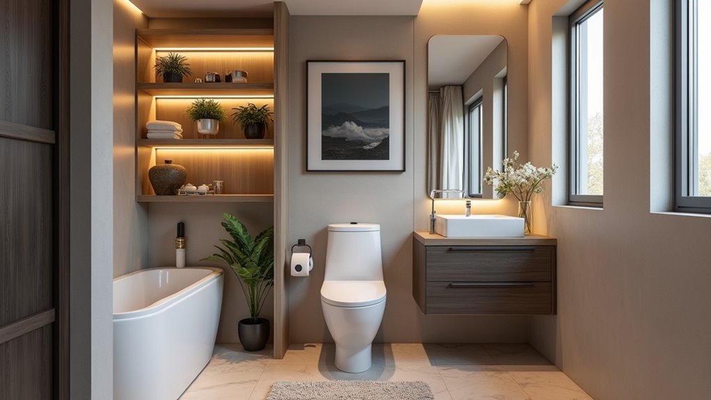 compact bathroom space solutions
