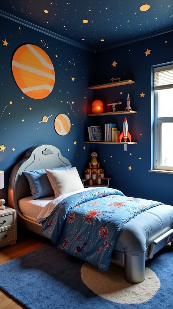 cosmic exploration bedroom design