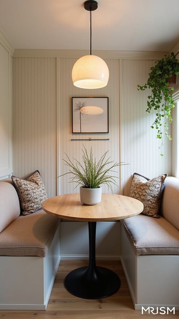 cozy built in seating solution