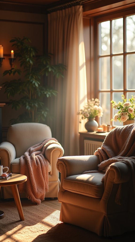 cozy candlelit ambiance retreat