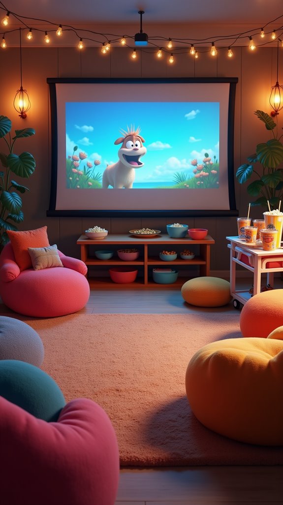 cozy cinematic movie experience
