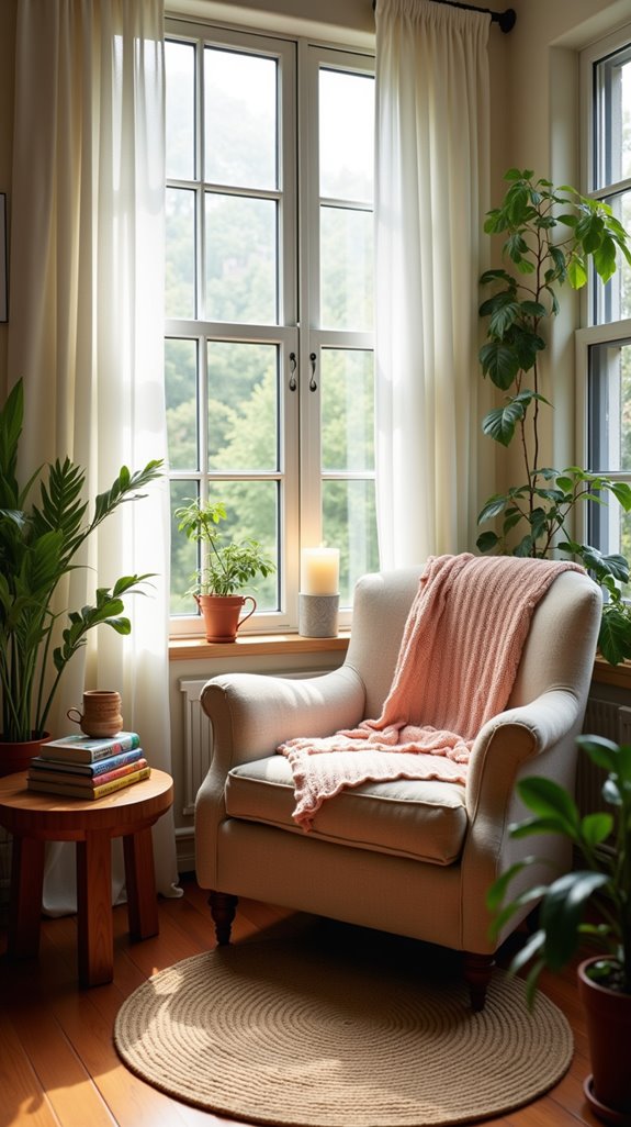 cozy corner for reading