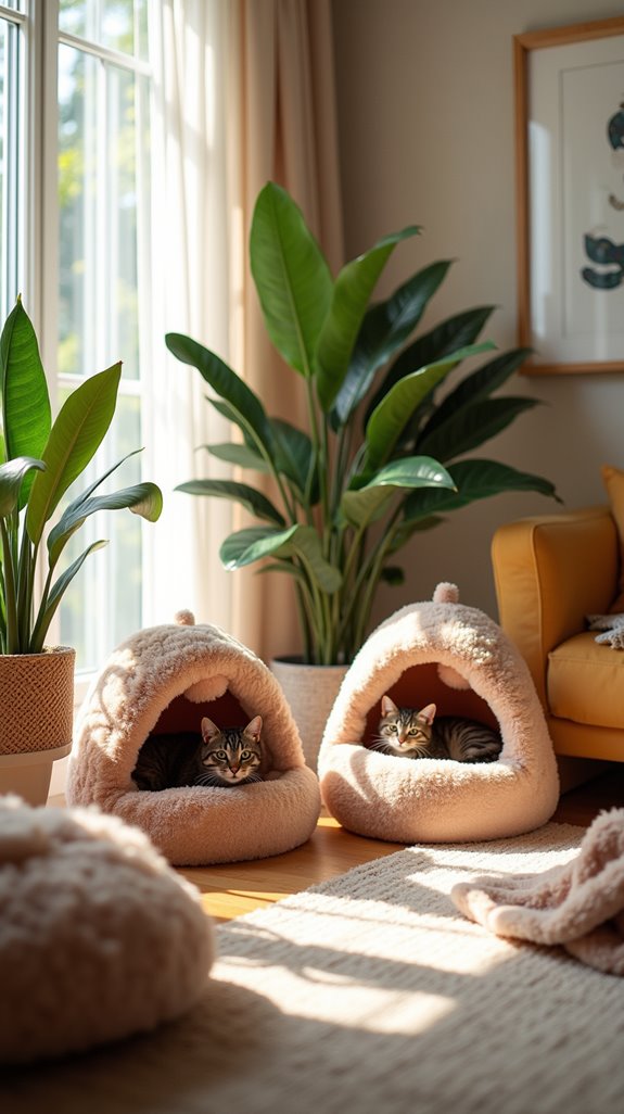 cozy feline hideaway options