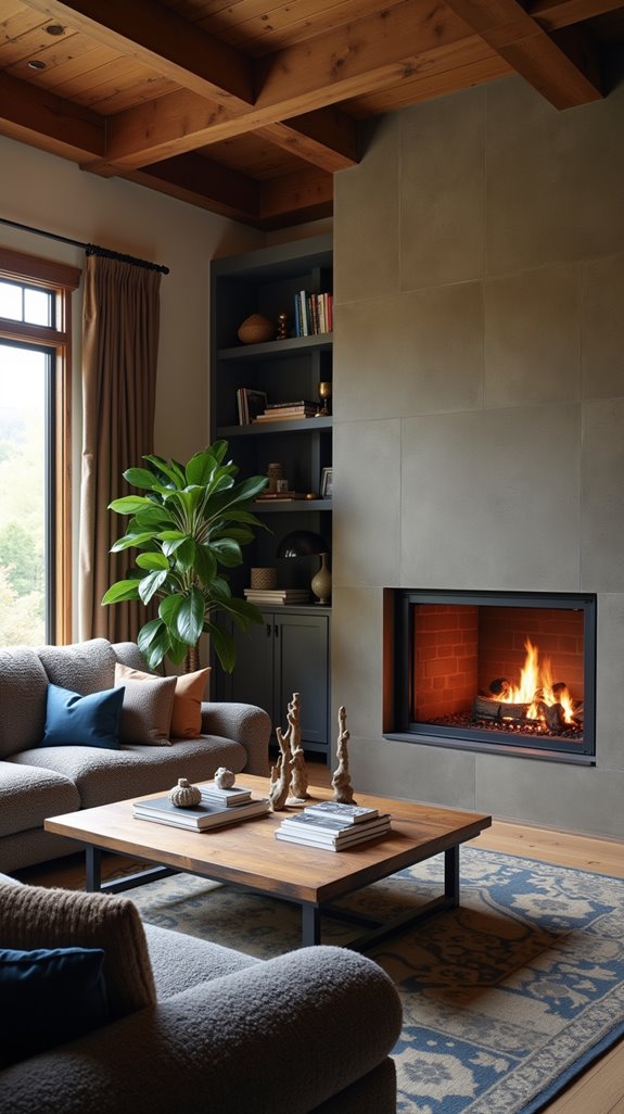 cozy fireplace ambiance transformation