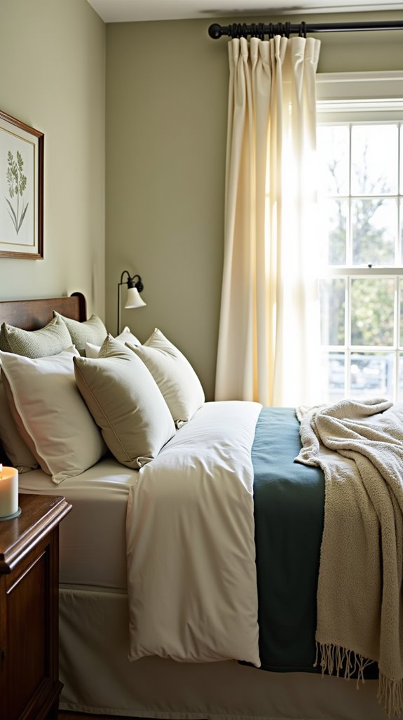 cozy guest room colors