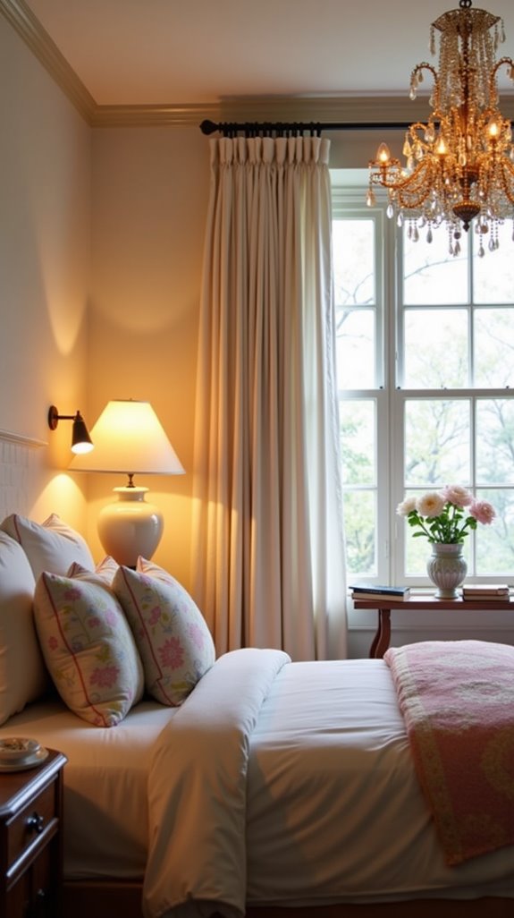 cozy layered lighting ambiance