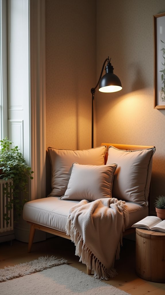 cozy meditation corner oasis