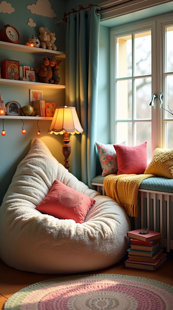 cozy reading nook design