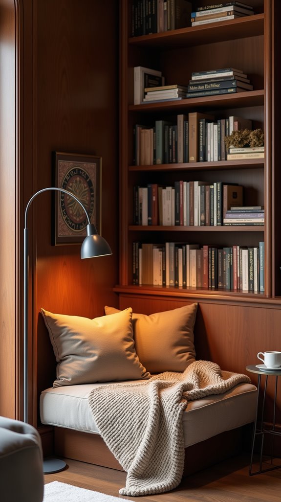 cozy reading nook sanctuary