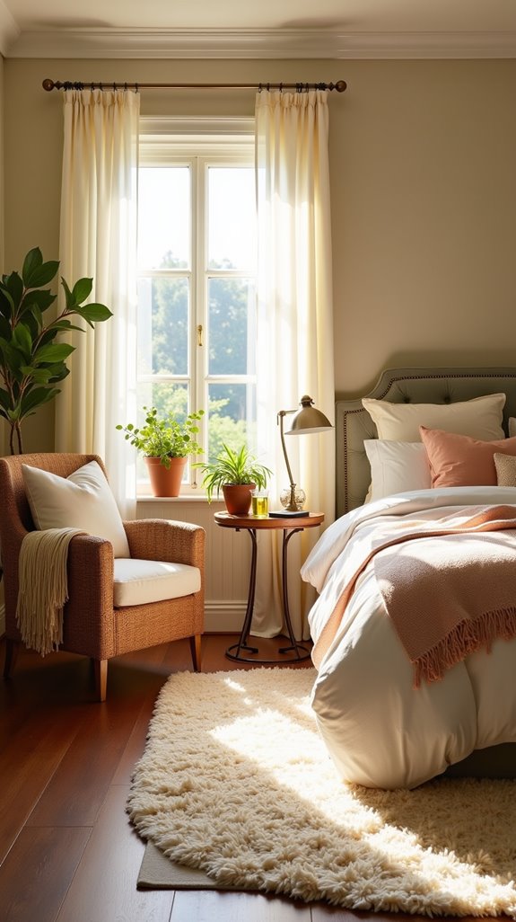 cozy sanctuary with textiles