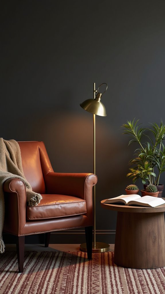 cozy serene reading retreat