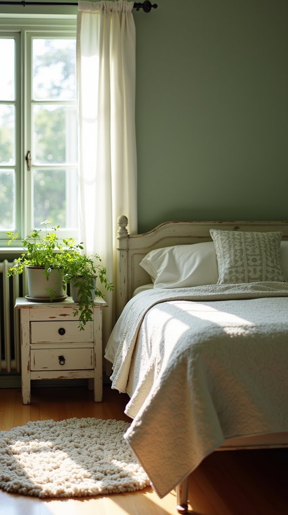 cozy soft green sanctuary