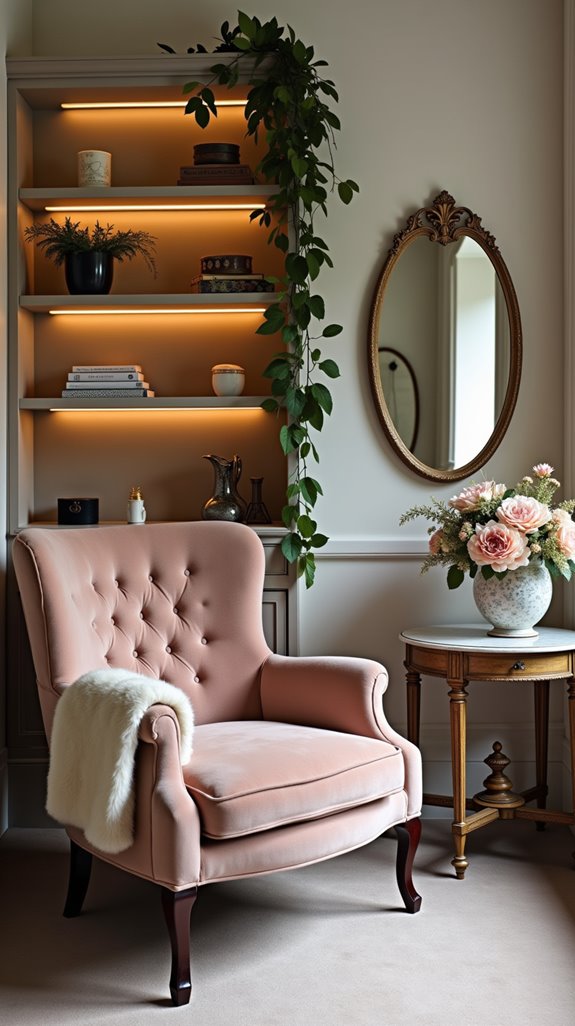 cozy stylish sitting area