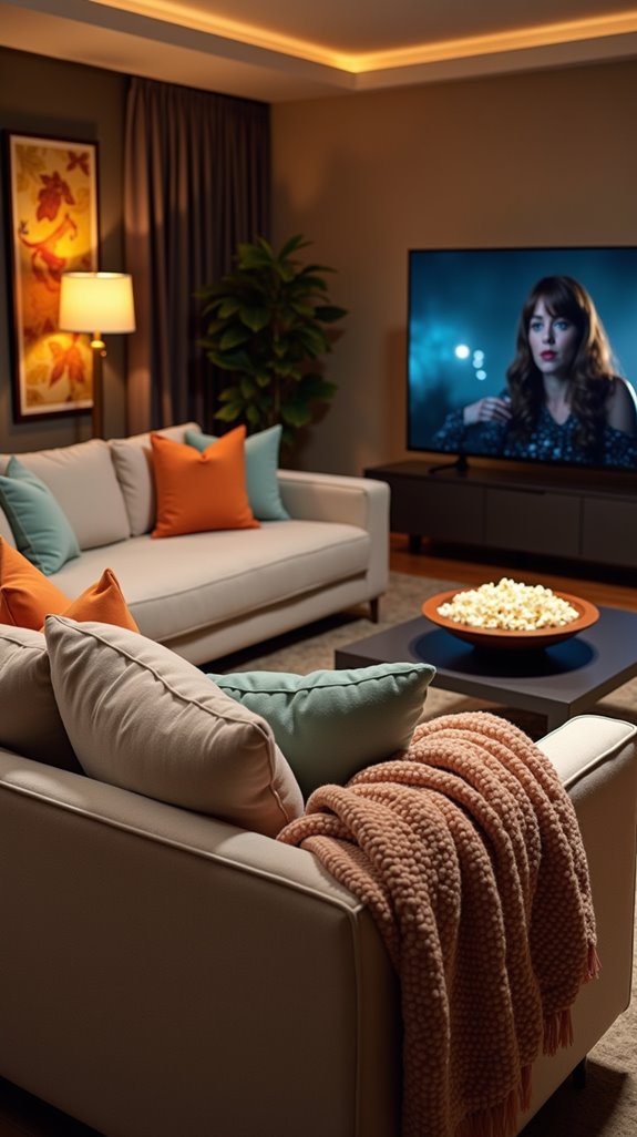 cozy throws enhance comfort