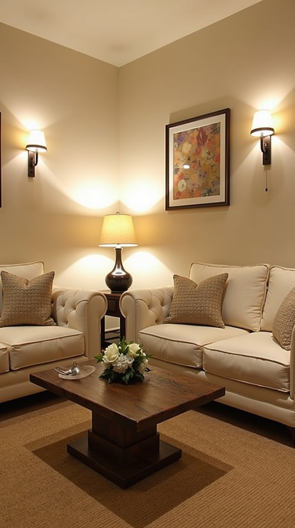 cozy warm illumination ambiance