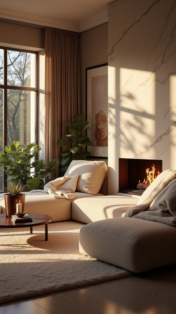 cozy warmth and charm