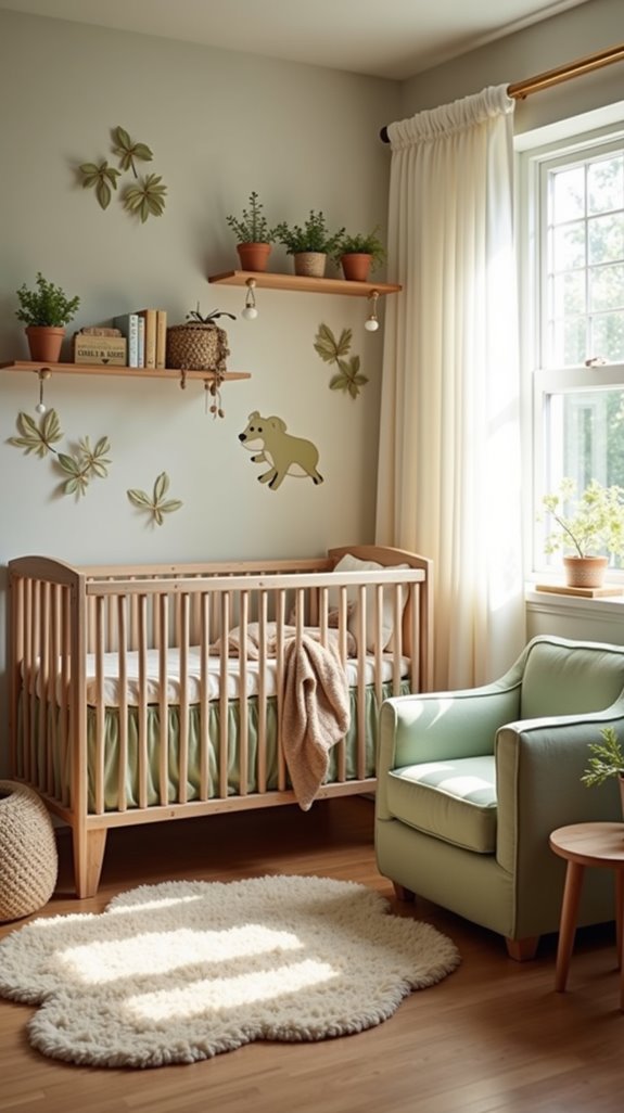 cozy woodland creatures nursery