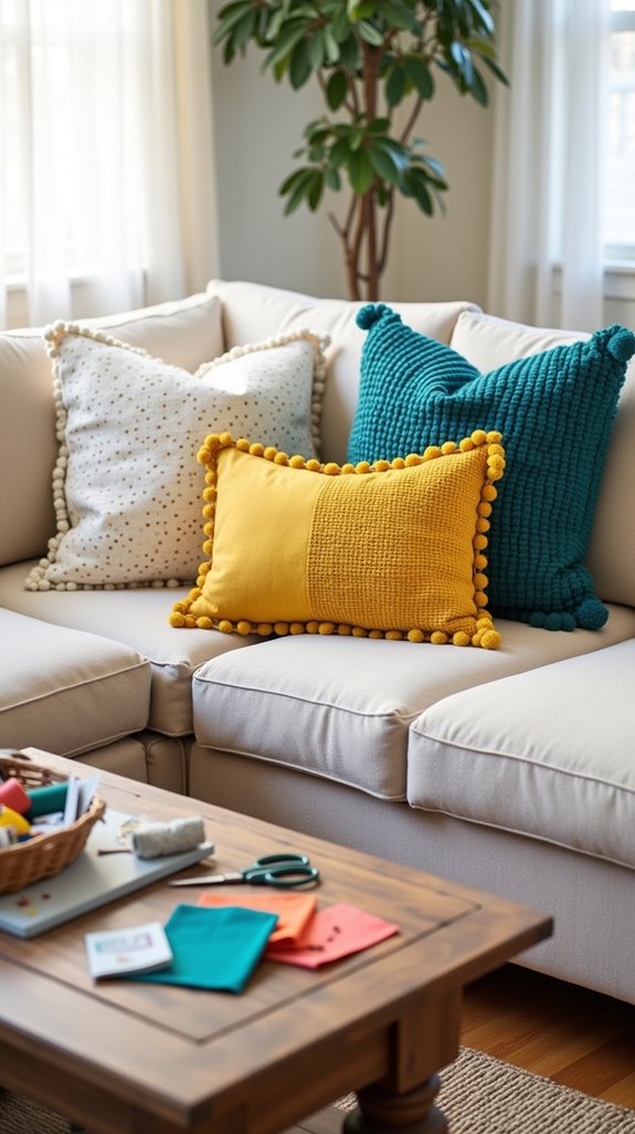 craft personalized throw pillows