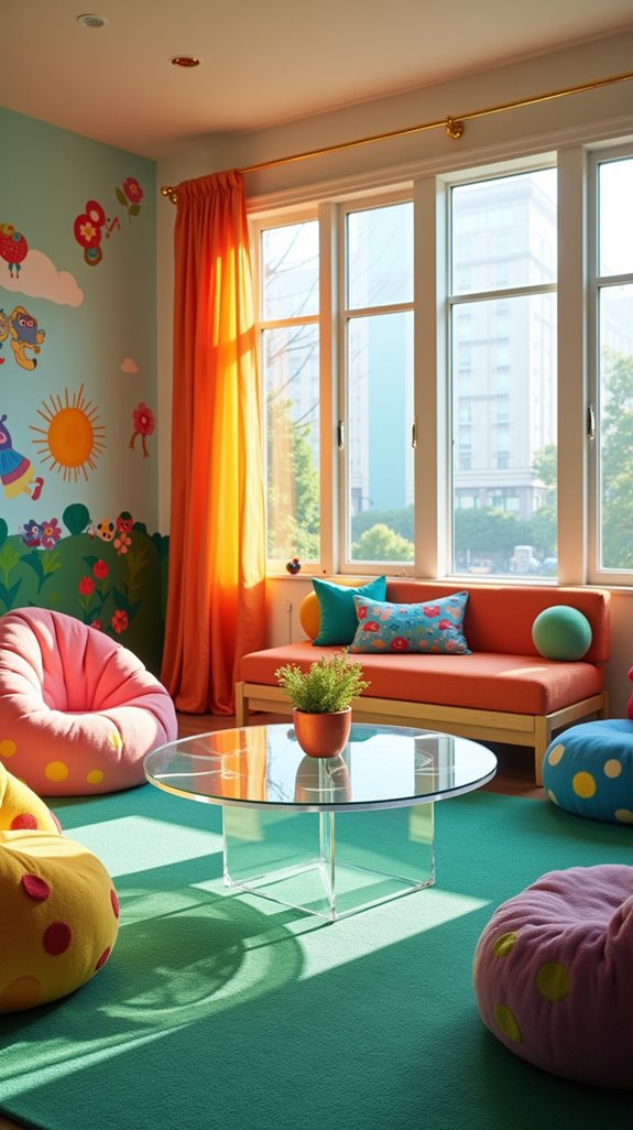 creative and vibrant playroom