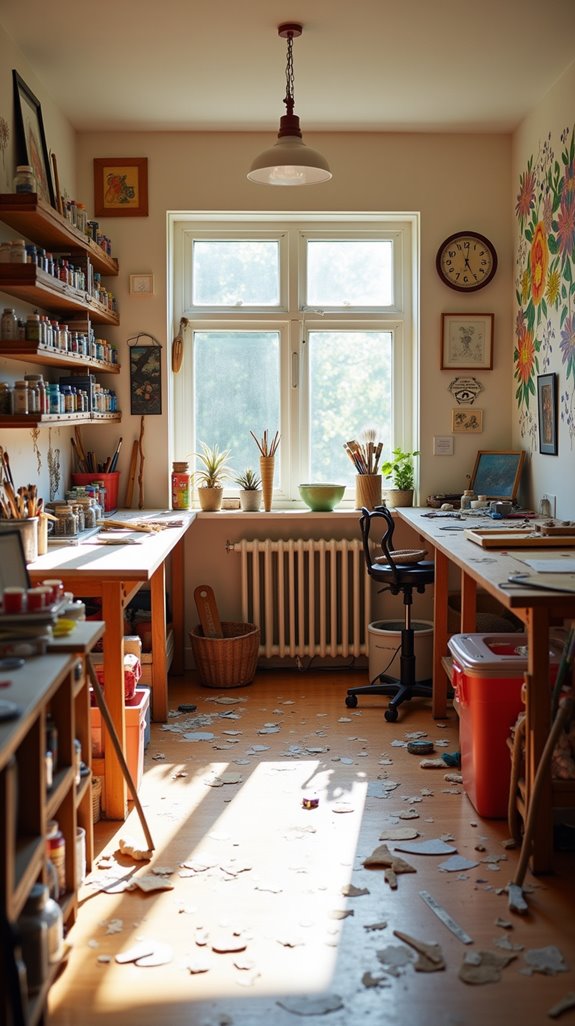 creative diy workshop space