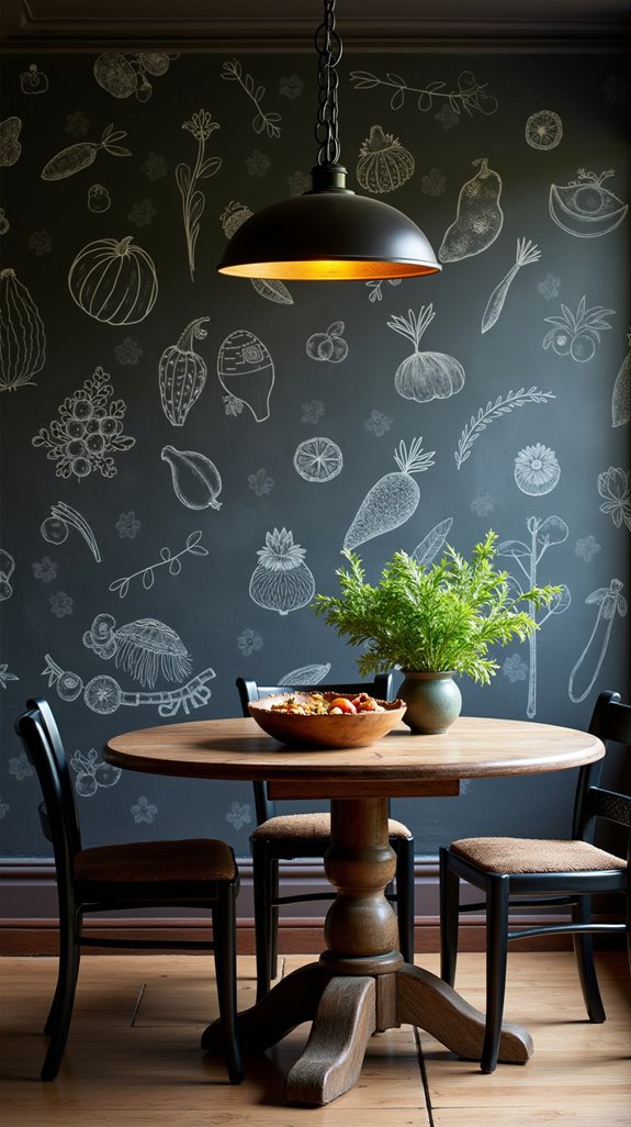 creative interactive dining decor