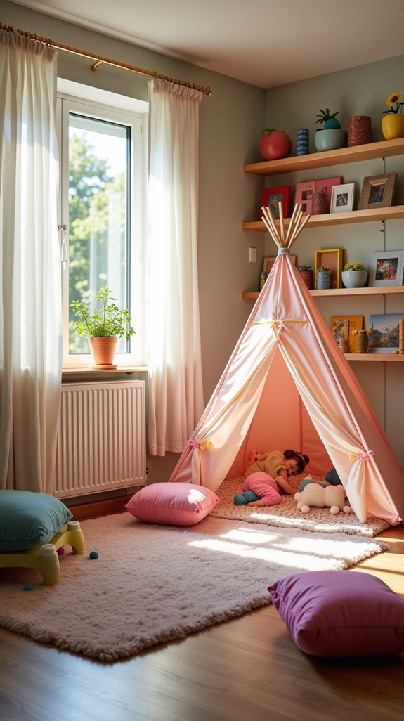 creative play space alcove