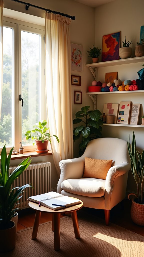 creative sanctuary in alcove