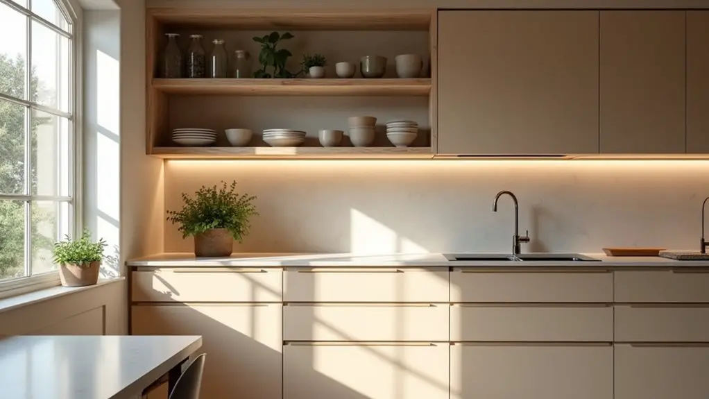 creative sand kitchen cabinetry