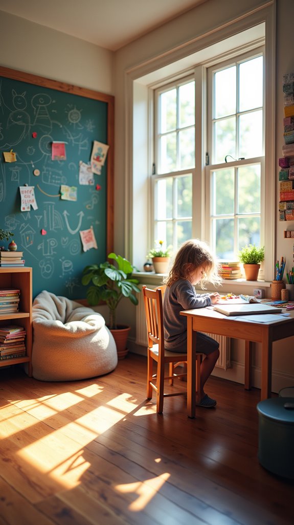 creative writable learning space