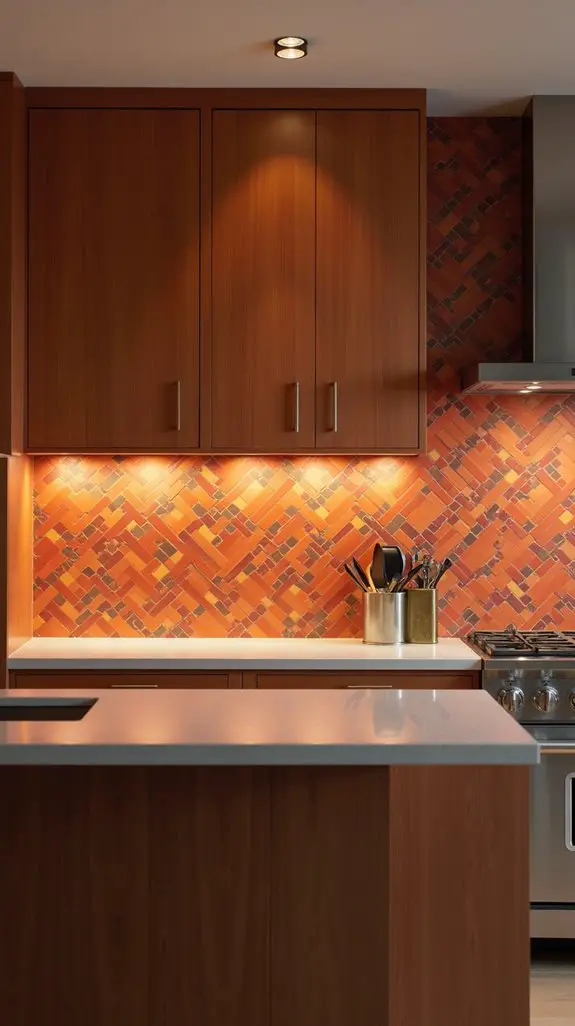 custom shape backsplash designs