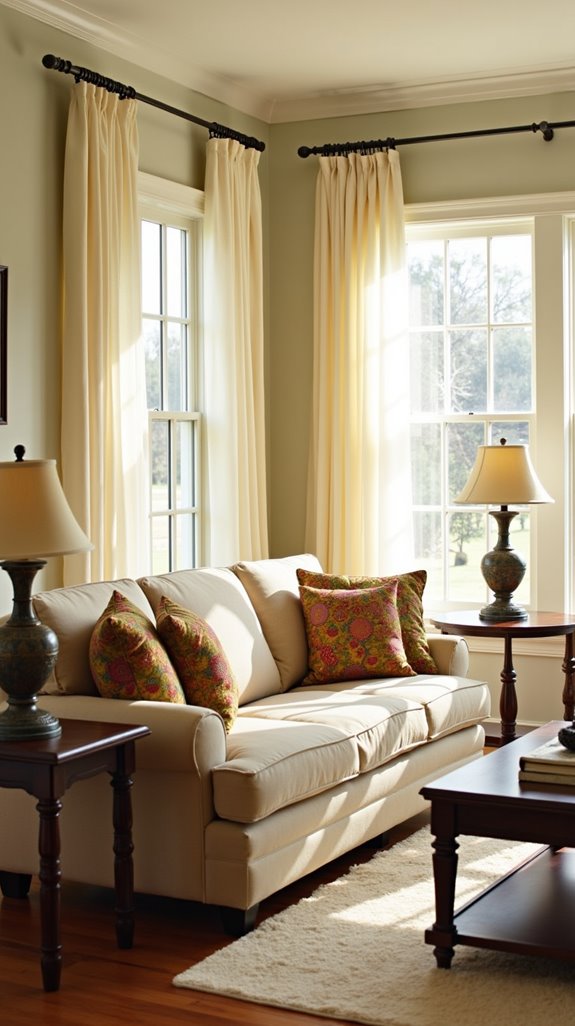 custom window treatments enhance style