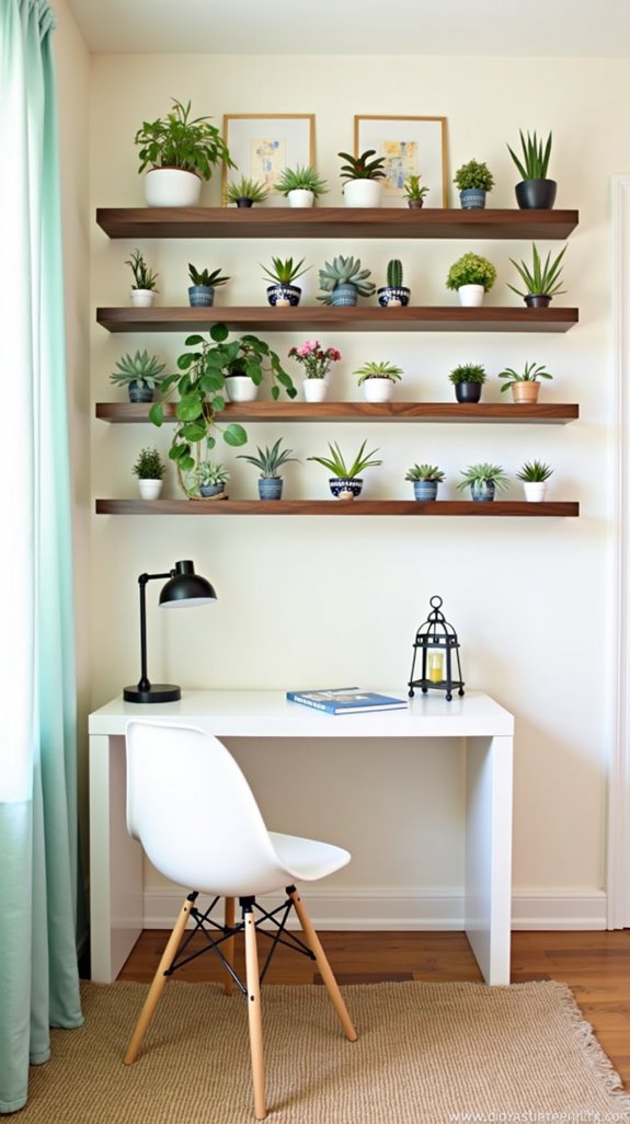 customized floating shelf designs